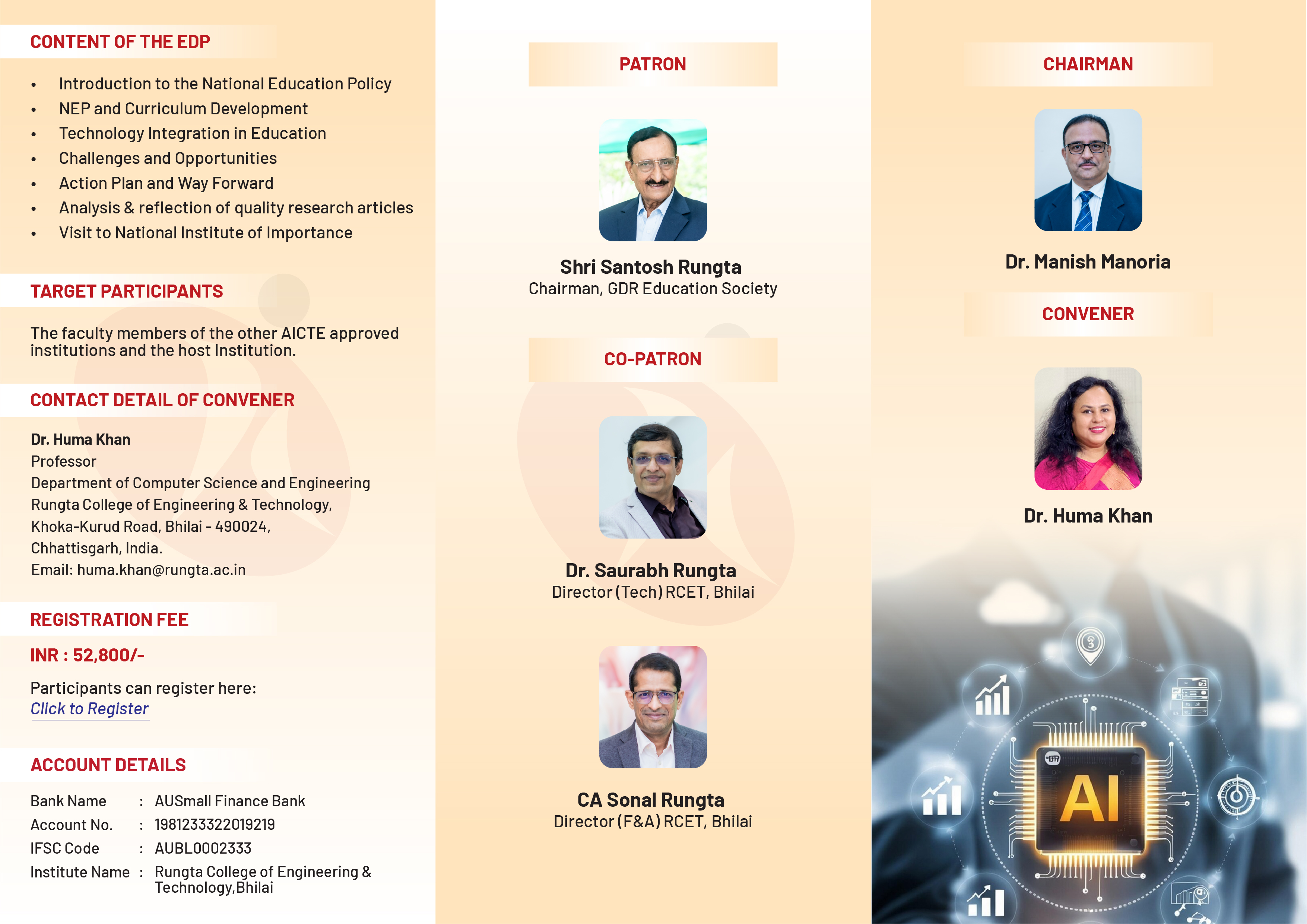 Executive Development Program in Artificial Intelligence & Machine Learning